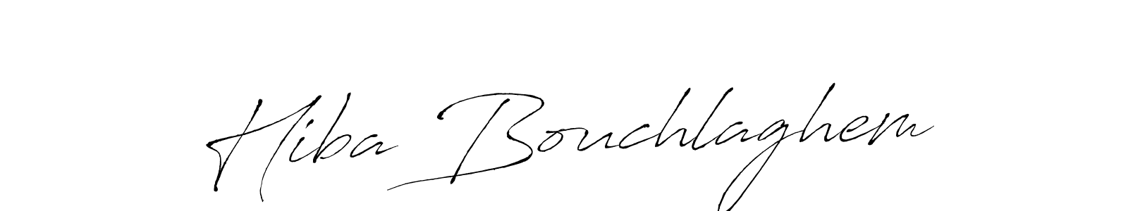 Similarly Antro_Vectra is the best handwritten signature design. Signature creator online .You can use it as an online autograph creator for name Hiba Bouchlaghem. Hiba Bouchlaghem signature style 6 images and pictures png