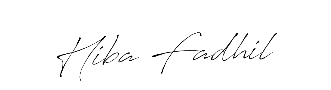 Also we have Hiba Fadhil name is the best signature style. Create professional handwritten signature collection using Antro_Vectra autograph style. Hiba Fadhil signature style 6 images and pictures png