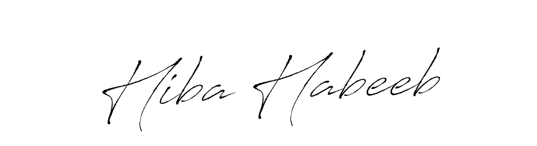 You should practise on your own different ways (Antro_Vectra) to write your name (Hiba Habeeb) in signature. don't let someone else do it for you. Hiba Habeeb signature style 6 images and pictures png