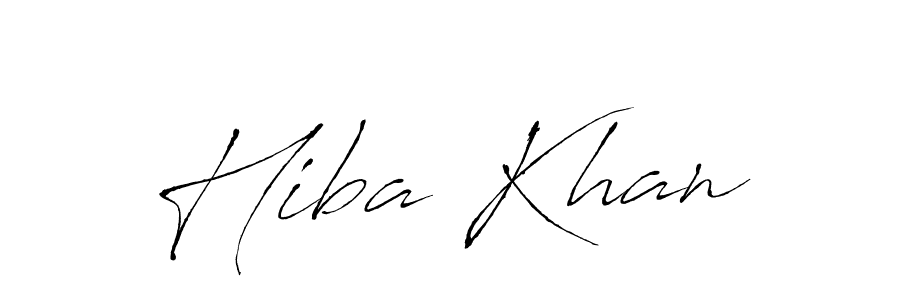 Also we have Hiba Khan name is the best signature style. Create professional handwritten signature collection using Antro_Vectra autograph style. Hiba Khan signature style 6 images and pictures png