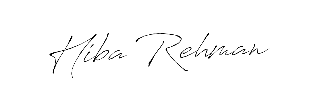 Make a beautiful signature design for name Hiba Rehman. With this signature (Antro_Vectra) style, you can create a handwritten signature for free. Hiba Rehman signature style 6 images and pictures png