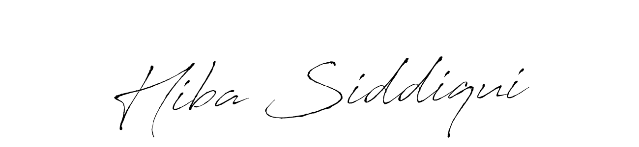 Also we have Hiba Siddiqui name is the best signature style. Create professional handwritten signature collection using Antro_Vectra autograph style. Hiba Siddiqui signature style 6 images and pictures png
