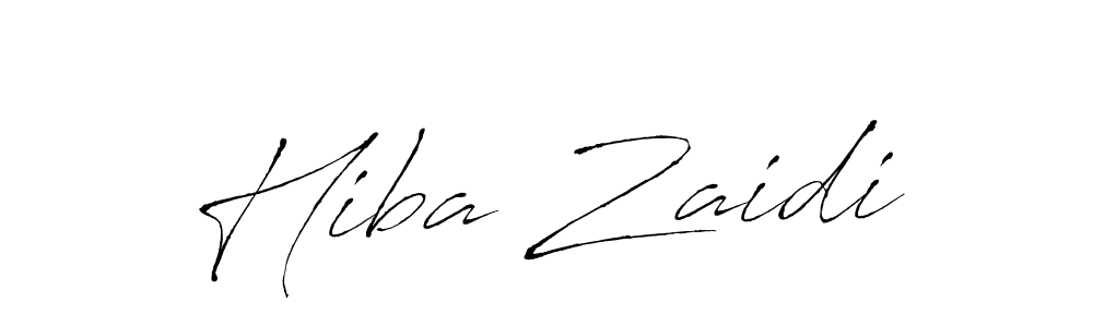 Similarly Antro_Vectra is the best handwritten signature design. Signature creator online .You can use it as an online autograph creator for name Hiba Zaidi. Hiba Zaidi signature style 6 images and pictures png