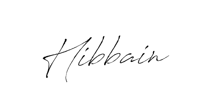 Also we have Hibbain name is the best signature style. Create professional handwritten signature collection using Antro_Vectra autograph style. Hibbain signature style 6 images and pictures png