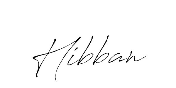 How to make Hibban signature? Antro_Vectra is a professional autograph style. Create handwritten signature for Hibban name. Hibban signature style 6 images and pictures png