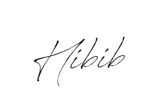 How to make Hibib signature? Antro_Vectra is a professional autograph style. Create handwritten signature for Hibib name. Hibib signature style 6 images and pictures png