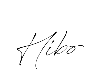 Create a beautiful signature design for name Hibo. With this signature (Antro_Vectra) fonts, you can make a handwritten signature for free. Hibo signature style 6 images and pictures png