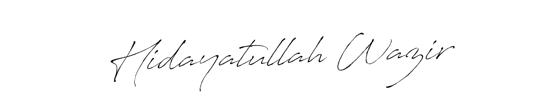 Similarly Antro_Vectra is the best handwritten signature design. Signature creator online .You can use it as an online autograph creator for name Hidayatullah Wazir. Hidayatullah Wazir signature style 6 images and pictures png
