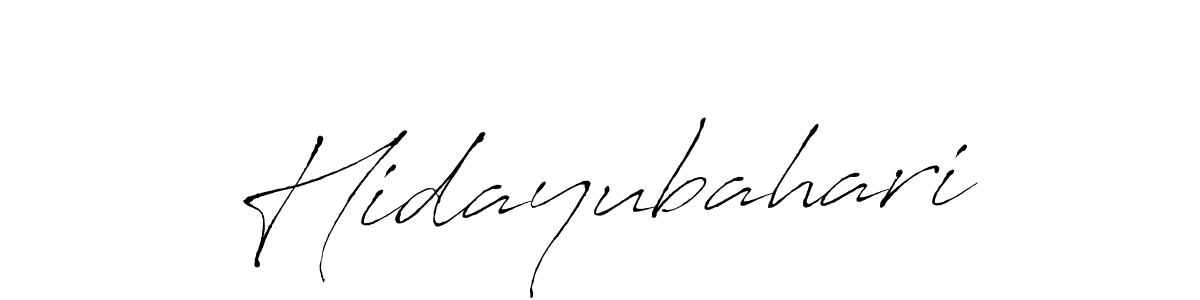 if you are searching for the best signature style for your name Hidayubahari. so please give up your signature search. here we have designed multiple signature styles  using Antro_Vectra. Hidayubahari signature style 6 images and pictures png