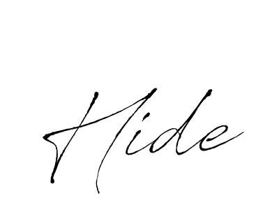 Also we have Hide name is the best signature style. Create professional handwritten signature collection using Antro_Vectra autograph style. Hide signature style 6 images and pictures png