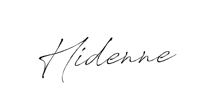 You should practise on your own different ways (Antro_Vectra) to write your name (Hidenne) in signature. don't let someone else do it for you. Hidenne signature style 6 images and pictures png