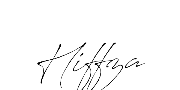 How to make Hiffza signature? Antro_Vectra is a professional autograph style. Create handwritten signature for Hiffza name. Hiffza signature style 6 images and pictures png