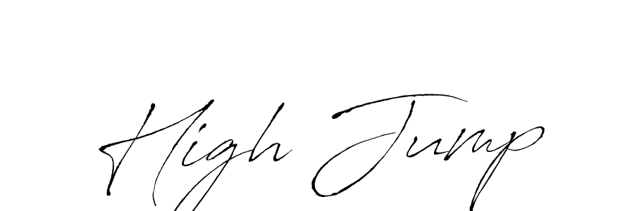 It looks lik you need a new signature style for name High Jump. Design unique handwritten (Antro_Vectra) signature with our free signature maker in just a few clicks. High Jump signature style 6 images and pictures png