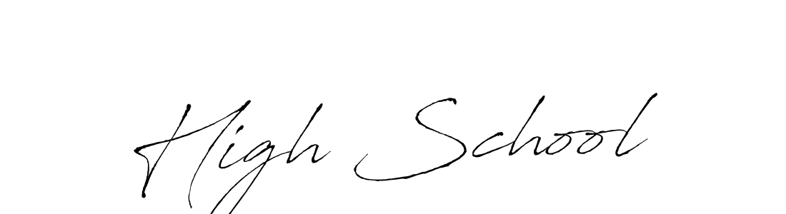 This is the best signature style for the High School name. Also you like these signature font (Antro_Vectra). Mix name signature. High School signature style 6 images and pictures png