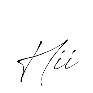 How to Draw Hii signature style? Antro_Vectra is a latest design signature styles for name Hii. Hii signature style 6 images and pictures png