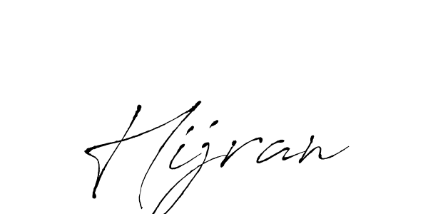 Also You can easily find your signature by using the search form. We will create Hijran name handwritten signature images for you free of cost using Antro_Vectra sign style. Hijran signature style 6 images and pictures png