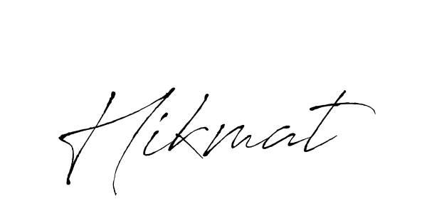 How to make Hikmat signature? Antro_Vectra is a professional autograph style. Create handwritten signature for Hikmat name. Hikmat signature style 6 images and pictures png