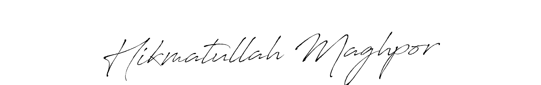 How to Draw Hikmatullah Maghpor signature style? Antro_Vectra is a latest design signature styles for name Hikmatullah Maghpor. Hikmatullah Maghpor signature style 6 images and pictures png