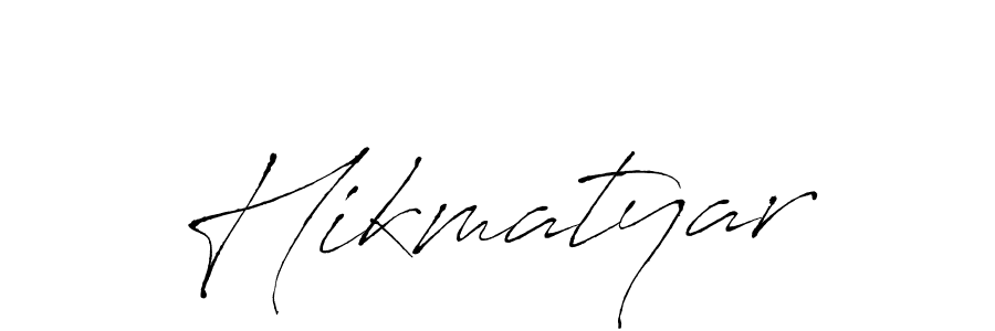 The best way (Antro_Vectra) to make a short signature is to pick only two or three words in your name. The name Hikmatyar include a total of six letters. For converting this name. Hikmatyar signature style 6 images and pictures png