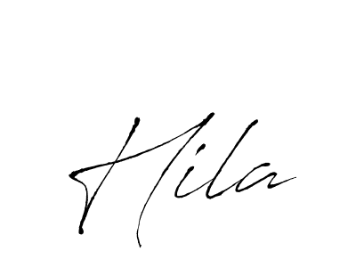 You should practise on your own different ways (Antro_Vectra) to write your name (Hila) in signature. don't let someone else do it for you. Hila signature style 6 images and pictures png