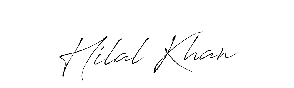 Use a signature maker to create a handwritten signature online. With this signature software, you can design (Antro_Vectra) your own signature for name Hilal Khan. Hilal Khan signature style 6 images and pictures png