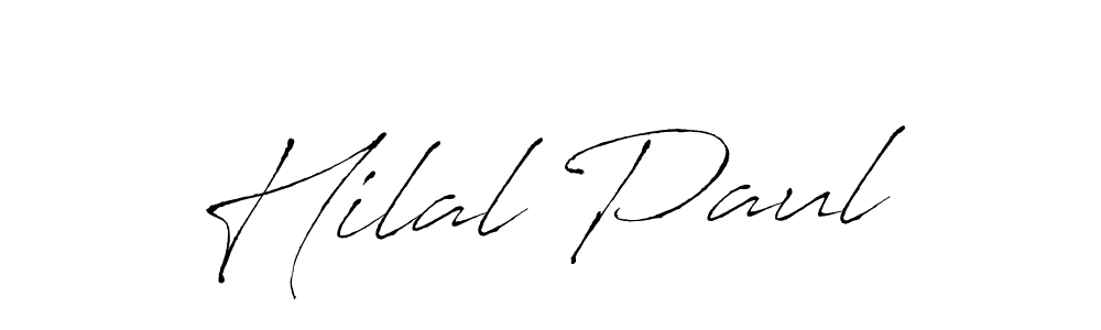 Also we have Hilal Paul name is the best signature style. Create professional handwritten signature collection using Antro_Vectra autograph style. Hilal Paul signature style 6 images and pictures png