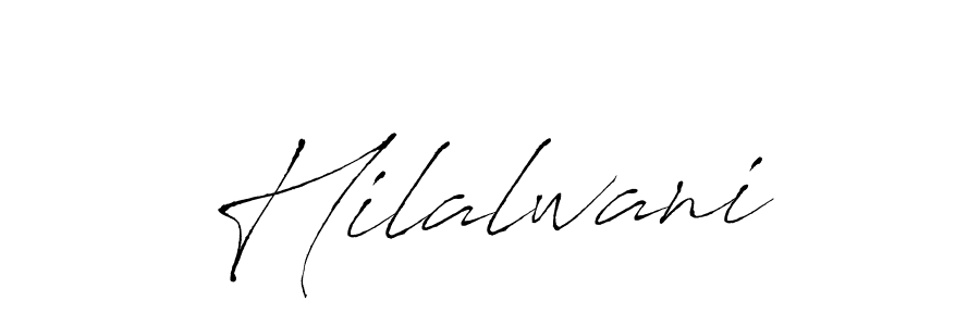 Hilalwani stylish signature style. Best Handwritten Sign (Antro_Vectra) for my name. Handwritten Signature Collection Ideas for my name Hilalwani. Hilalwani signature style 6 images and pictures png