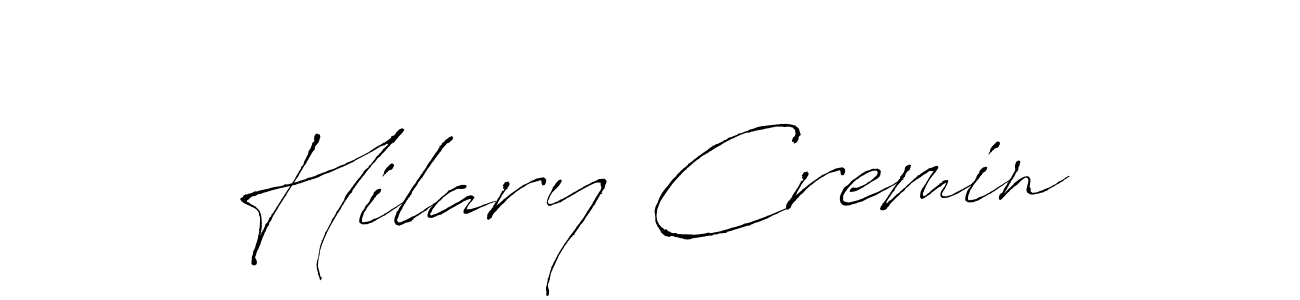 Also we have Hilary Cremin name is the best signature style. Create professional handwritten signature collection using Antro_Vectra autograph style. Hilary Cremin signature style 6 images and pictures png