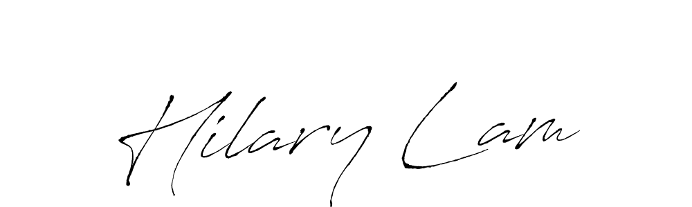 The best way (Antro_Vectra) to make a short signature is to pick only two or three words in your name. The name Hilary Lam include a total of six letters. For converting this name. Hilary Lam signature style 6 images and pictures png