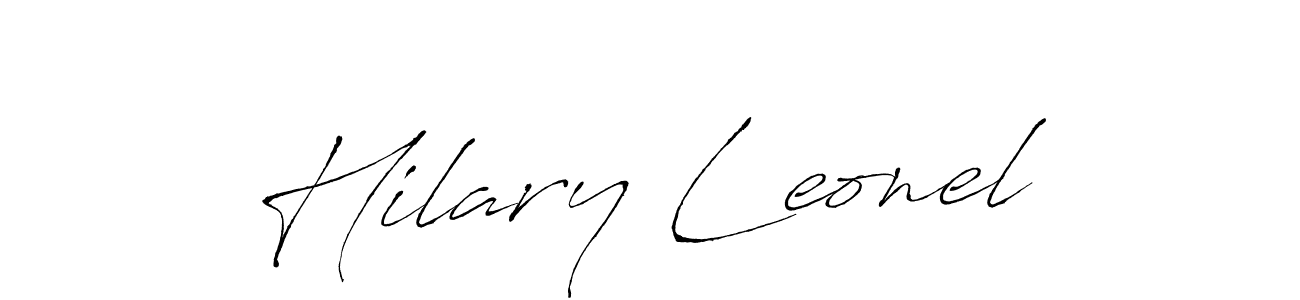 Also You can easily find your signature by using the search form. We will create Hilary Leonel name handwritten signature images for you free of cost using Antro_Vectra sign style. Hilary Leonel signature style 6 images and pictures png