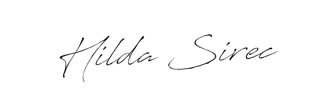 Make a short Hilda Sirec signature style. Manage your documents anywhere anytime using Antro_Vectra. Create and add eSignatures, submit forms, share and send files easily. Hilda Sirec signature style 6 images and pictures png