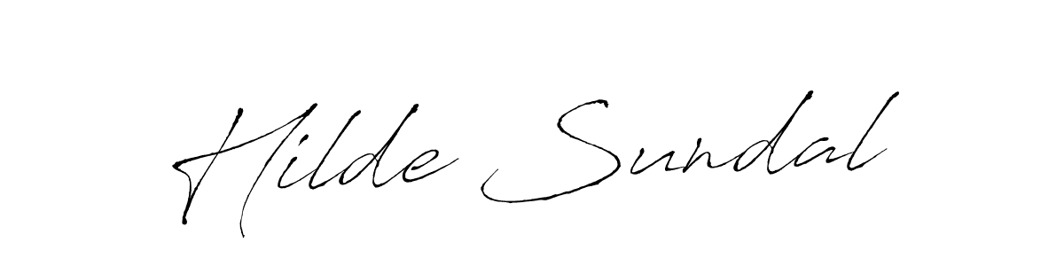 This is the best signature style for the Hilde Sundal name. Also you like these signature font (Antro_Vectra). Mix name signature. Hilde Sundal signature style 6 images and pictures png