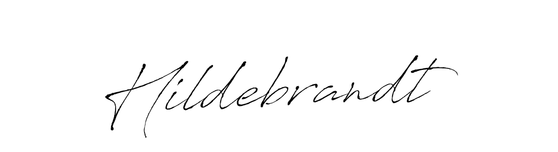 Make a beautiful signature design for name Hildebrandt. With this signature (Antro_Vectra) style, you can create a handwritten signature for free. Hildebrandt signature style 6 images and pictures png