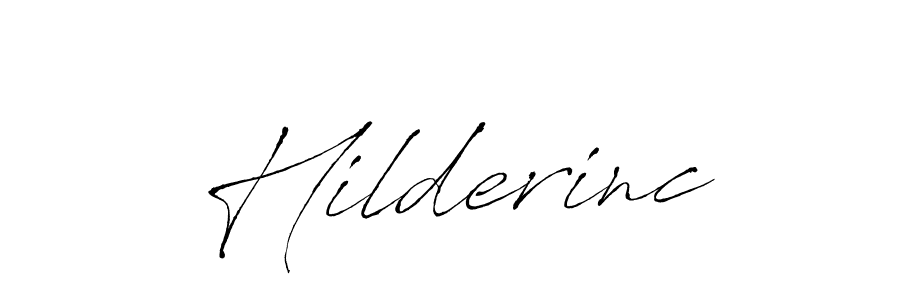 You should practise on your own different ways (Antro_Vectra) to write your name (Hilderinc) in signature. don't let someone else do it for you. Hilderinc signature style 6 images and pictures png