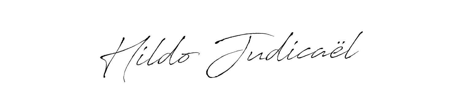 How to make Hildo Judicaël name signature. Use Antro_Vectra style for creating short signs online. This is the latest handwritten sign. Hildo Judicaël signature style 6 images and pictures png
