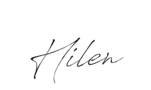 The best way (Antro_Vectra) to make a short signature is to pick only two or three words in your name. The name Hilen include a total of six letters. For converting this name. Hilen signature style 6 images and pictures png