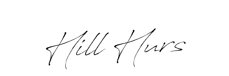 Make a beautiful signature design for name Hill Hurs. With this signature (Antro_Vectra) style, you can create a handwritten signature for free. Hill Hurs signature style 6 images and pictures png