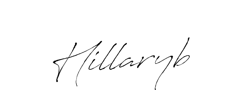 How to make Hillaryb name signature. Use Antro_Vectra style for creating short signs online. This is the latest handwritten sign. Hillaryb signature style 6 images and pictures png