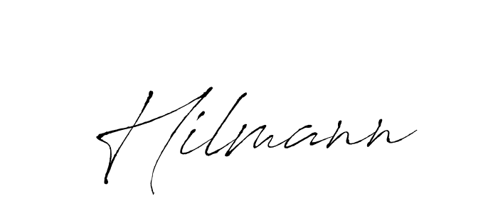 Use a signature maker to create a handwritten signature online. With this signature software, you can design (Antro_Vectra) your own signature for name Hilmann. Hilmann signature style 6 images and pictures png