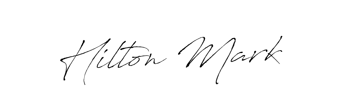 How to make Hilton Mark name signature. Use Antro_Vectra style for creating short signs online. This is the latest handwritten sign. Hilton Mark signature style 6 images and pictures png