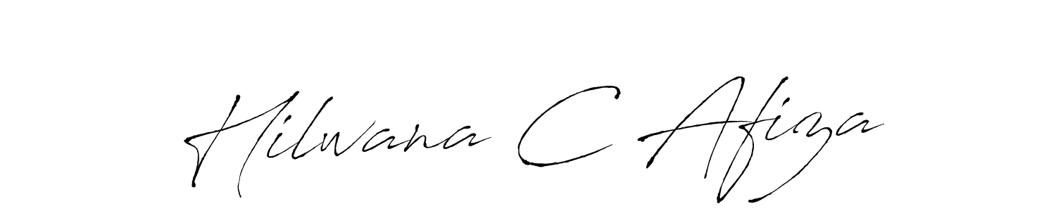 It looks lik you need a new signature style for name Hilwana C Afiza. Design unique handwritten (Antro_Vectra) signature with our free signature maker in just a few clicks. Hilwana C Afiza signature style 6 images and pictures png