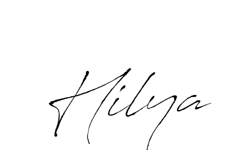 You should practise on your own different ways (Antro_Vectra) to write your name (Hilya) in signature. don't let someone else do it for you. Hilya signature style 6 images and pictures png