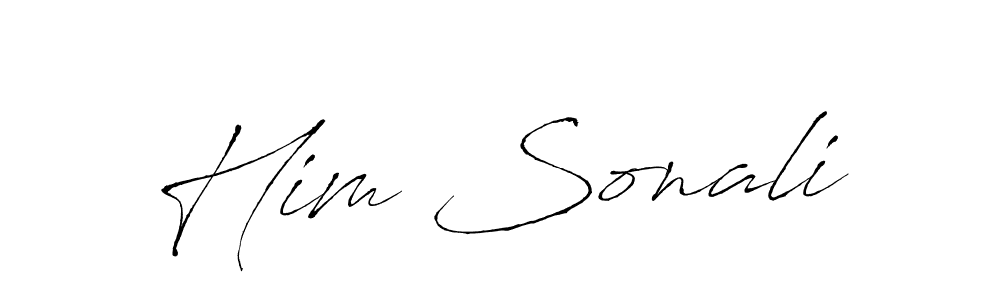 How to make Him Sonali signature? Antro_Vectra is a professional autograph style. Create handwritten signature for Him Sonali name. Him Sonali signature style 6 images and pictures png