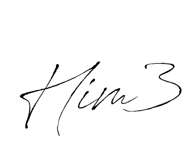 Similarly Antro_Vectra is the best handwritten signature design. Signature creator online .You can use it as an online autograph creator for name Him3. Him3 signature style 6 images and pictures png