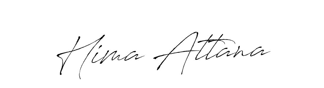 Hima Attana stylish signature style. Best Handwritten Sign (Antro_Vectra) for my name. Handwritten Signature Collection Ideas for my name Hima Attana. Hima Attana signature style 6 images and pictures png