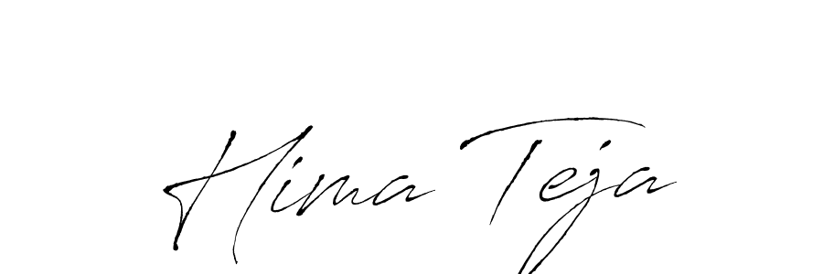 Hima Teja stylish signature style. Best Handwritten Sign (Antro_Vectra) for my name. Handwritten Signature Collection Ideas for my name Hima Teja. Hima Teja signature style 6 images and pictures png