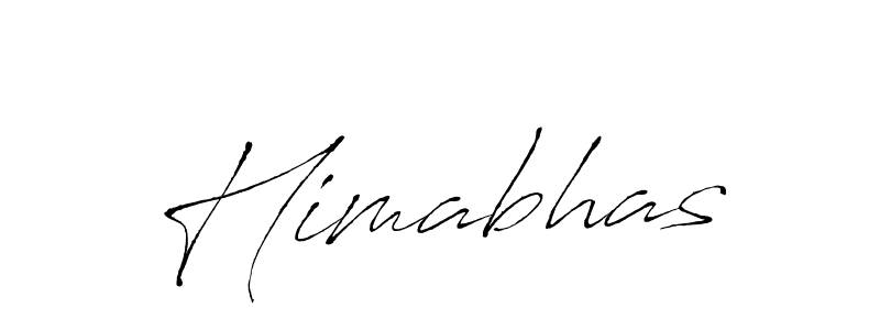 Create a beautiful signature design for name Himabhas. With this signature (Antro_Vectra) fonts, you can make a handwritten signature for free. Himabhas signature style 6 images and pictures png