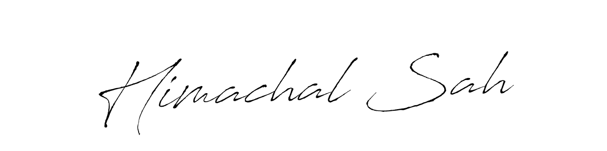 How to make Himachal Sah name signature. Use Antro_Vectra style for creating short signs online. This is the latest handwritten sign. Himachal Sah signature style 6 images and pictures png