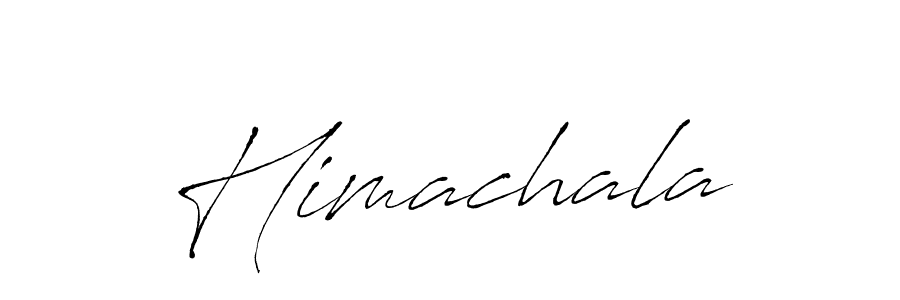 How to make Himachala signature? Antro_Vectra is a professional autograph style. Create handwritten signature for Himachala name. Himachala signature style 6 images and pictures png