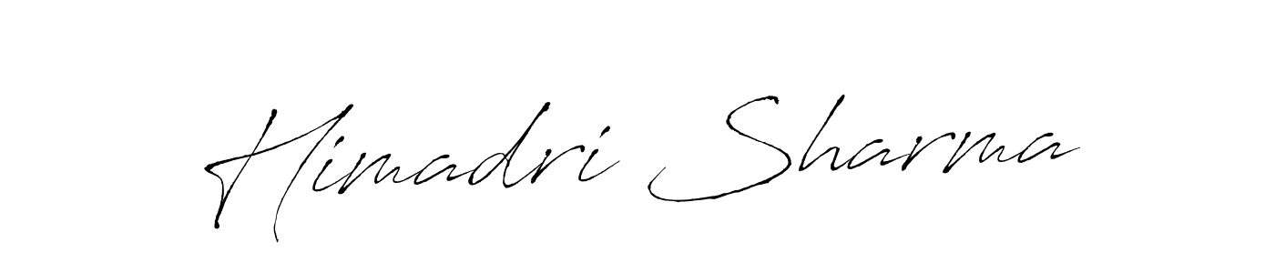 Design your own signature with our free online signature maker. With this signature software, you can create a handwritten (Antro_Vectra) signature for name Himadri Sharma. Himadri Sharma signature style 6 images and pictures png